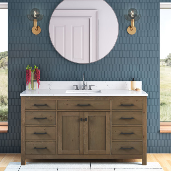 Mercury Row® Atencio 60" Single Bathroom Vanity & Reviews Wayfair